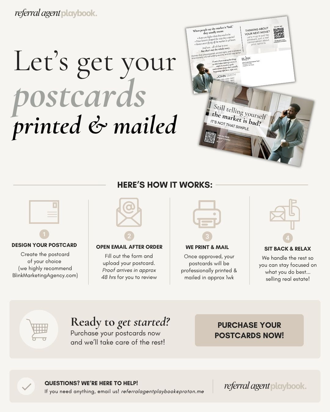 Upload your own design postcard