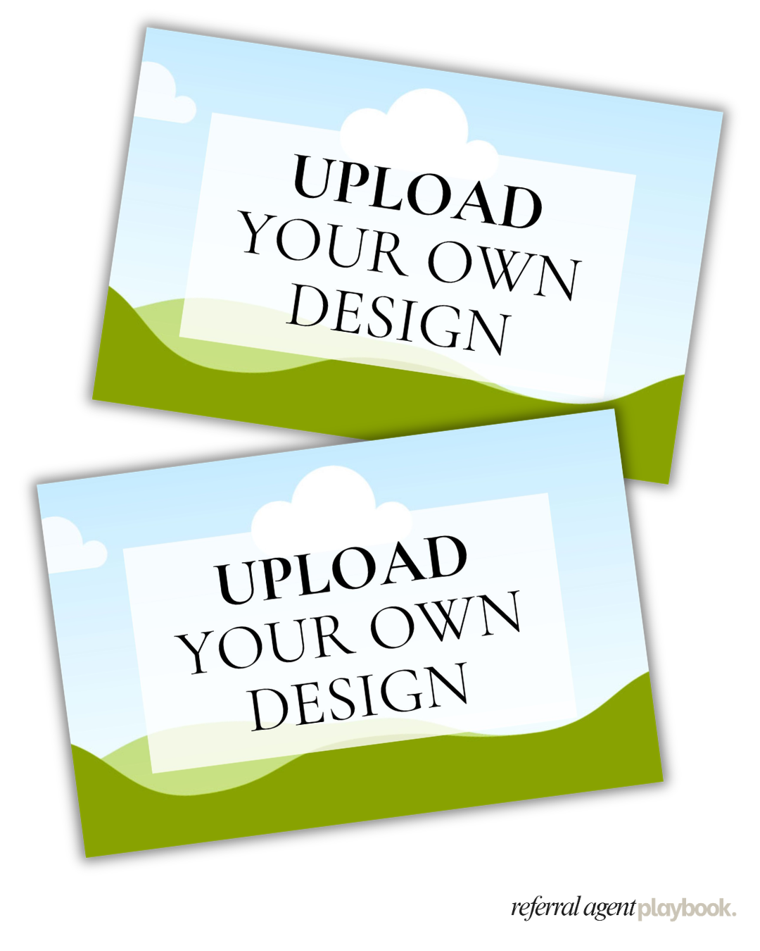 Upload your own design postcard